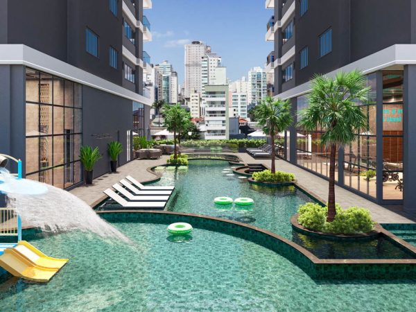 Apartamento à venda no Half Beach Towers