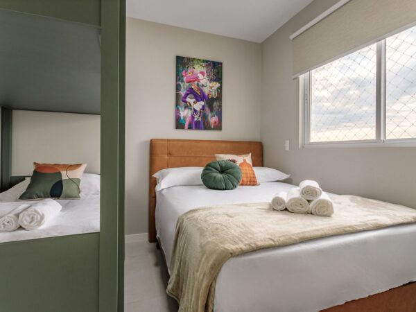 Apto mobiliado à venda no Residencial Velac