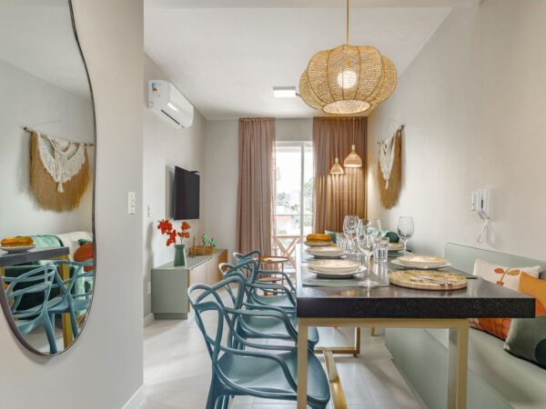 Apto mobiliado à venda no Residencial Velac