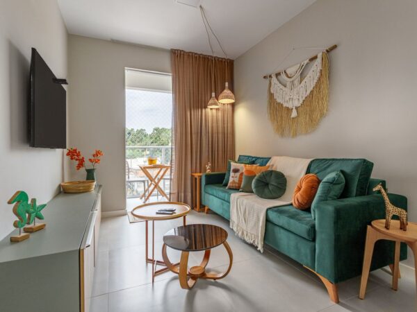 Apto mobiliado à venda no Residencial Velac