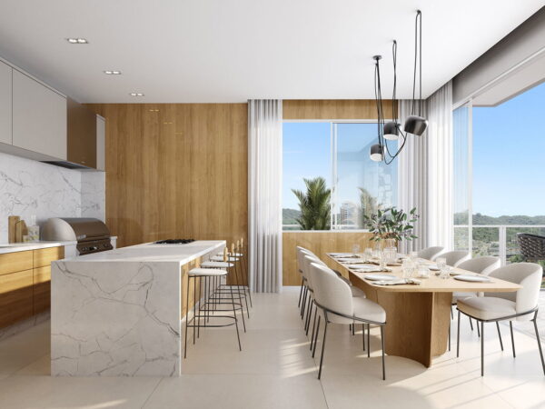 Apartamento Decorado no Salt Praia Brava